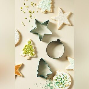 Anthropologie Tree Decorating Cookie Cutter Set